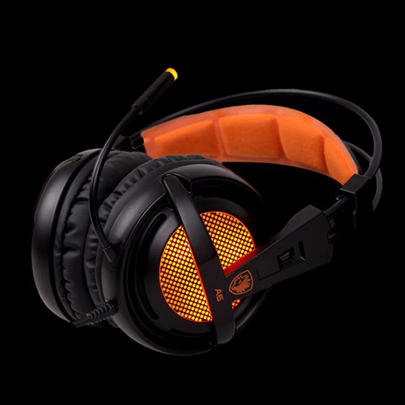 SADES A6 7,1 стерео наушники 2,2 м USB кабель игровая гарнитура с микрофоном Голосовое управление для ноутбука компьютера