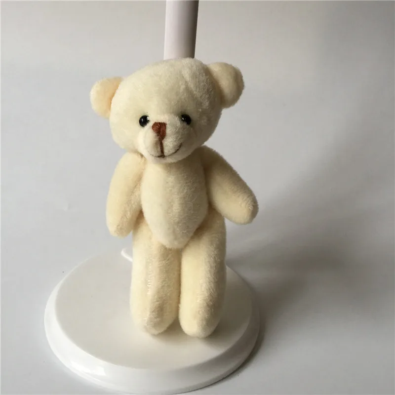 Миниатюрные плюшевые мишки Тедди милые самодельные куклы Peluche букет цветов декор
