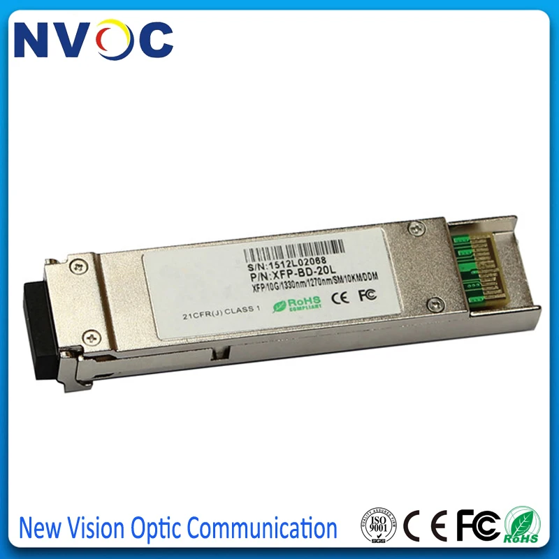 10G XFP BIDI Tx1330nm/Rx1270nm Tx1270nm/Rx1330nm 10km + волоконно-оптический трансивер LR оптический