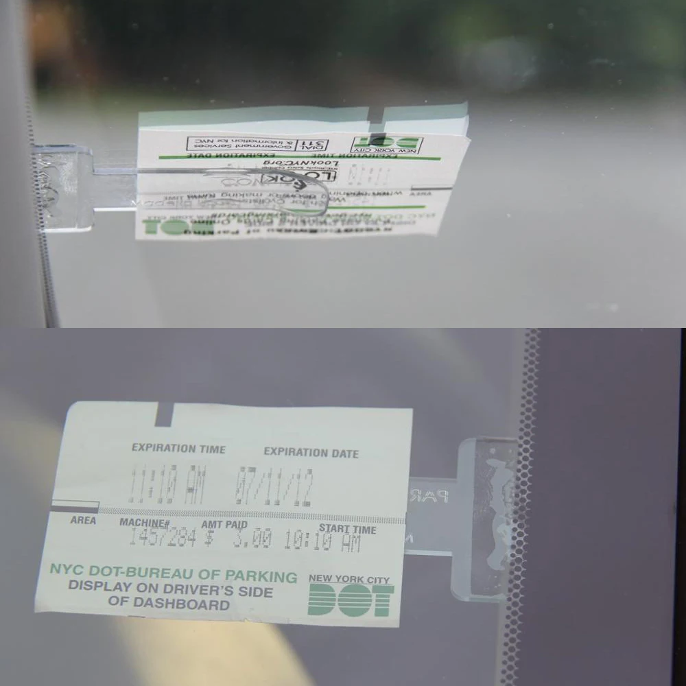 FORAUTO 1 пара автомобильный зажим на ветровое стекло для парковки билетов наклейка