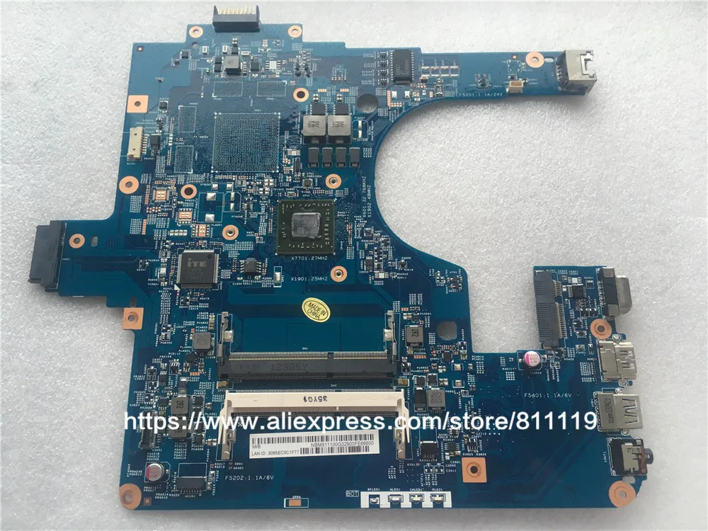 

For Acer E1-522 Laptop Motherboard NBM811100G NB.M8111.00G 48.4ZK10.021 12253-2 AM5000