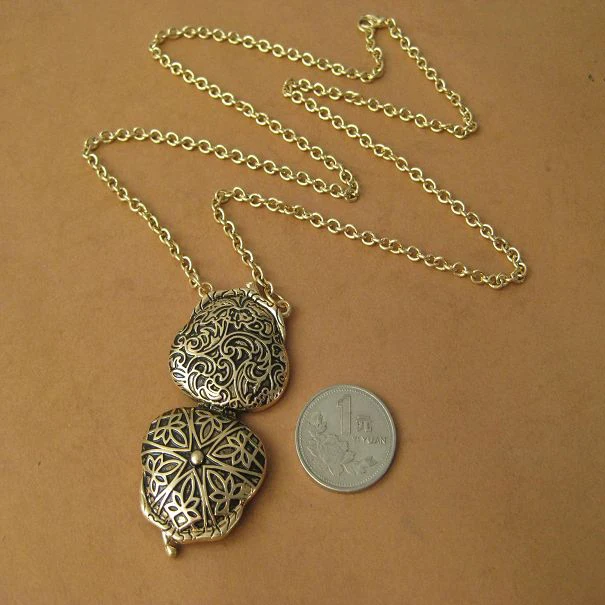 Винтажный Модный большой круглый анмиальный Кулон черепаха ожерелья для женщин