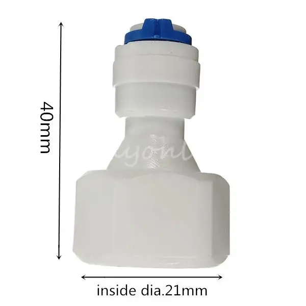 1 шт. 1/2 &quotBSP x 1/4 пуш ап подходит Connectorand холодильники фильтры для воды высокое