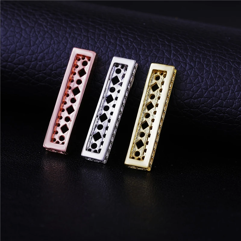 Juya DIY Findings Supplies Handmade 3 5 Holes Spacer Bars Accessories For Luxury Natural Stone Pearl Beads Jewelry Making | Украшения и