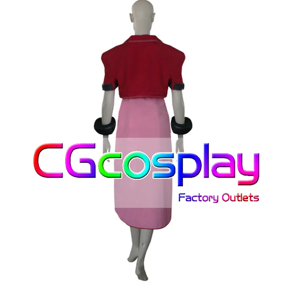 Экспресс-доставка! Последняя фантазия VII 7 Aerith Gainsborough Аниме Косплей Костюм