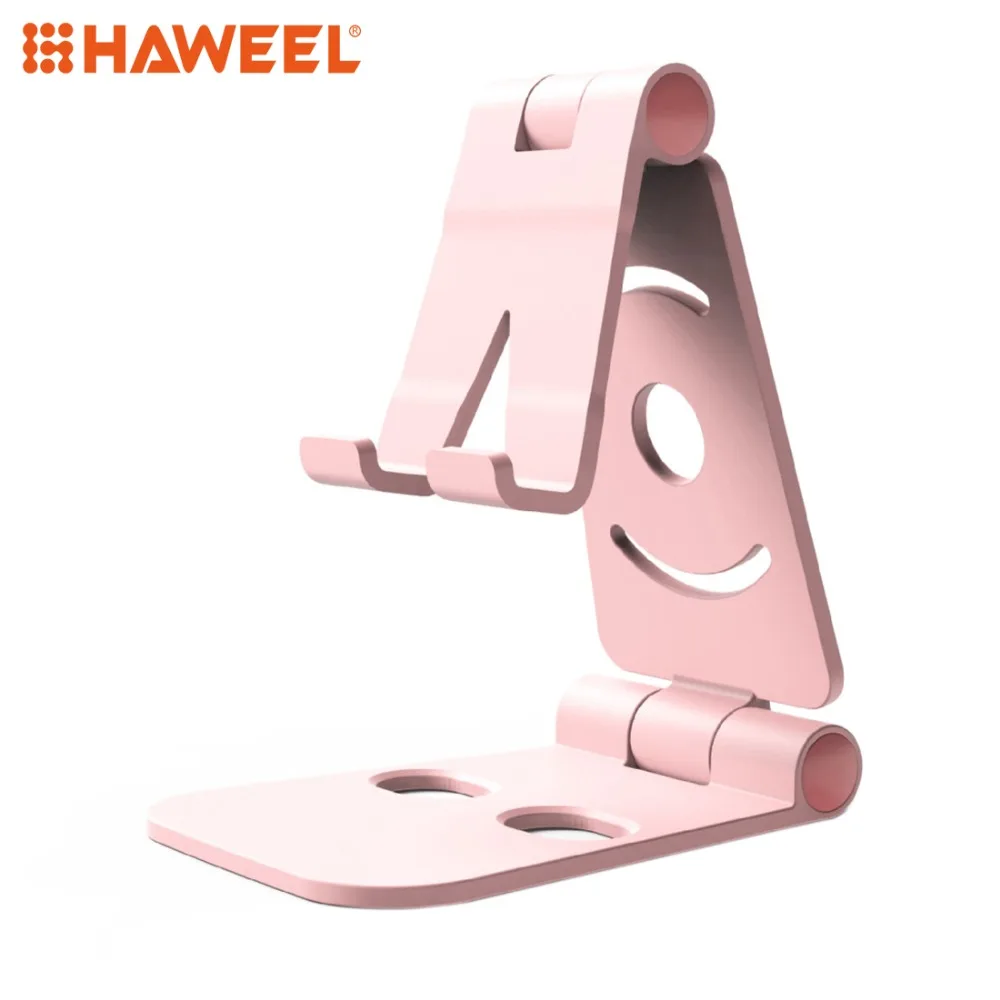 

HAWEEL Foldable Lazy Bracket Phone Holder Desk Holder For iPhone, Galaxy, Huawei, Other Phone