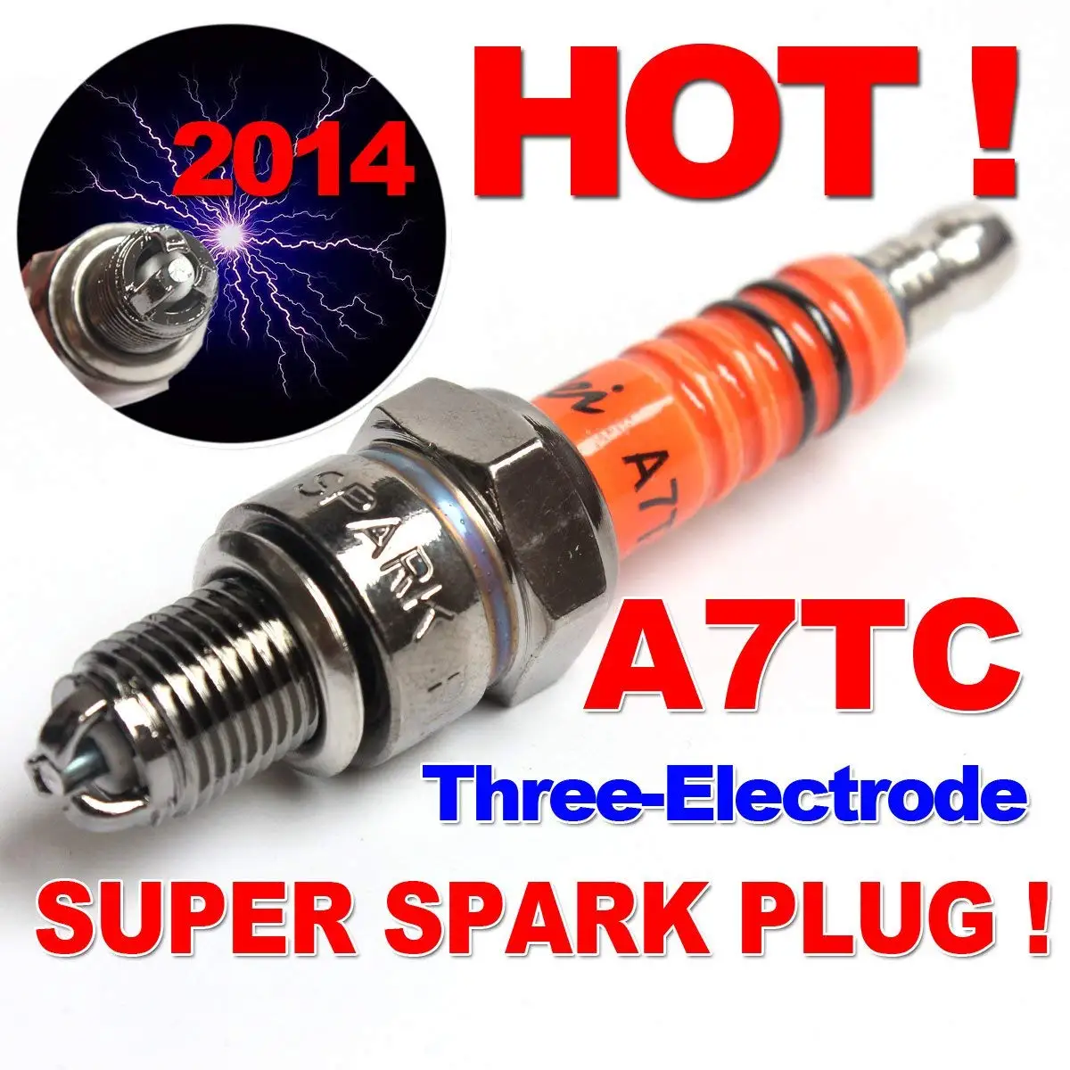Катушка зажигания Xzilla + 3 elctrode Свеча GY6 50 150cc Запчасти для скутеров и мотоциклов