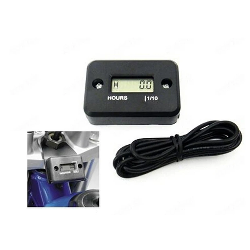 

Waterproof LCD Display Digital Tachometer Tacho Gauge Hour Meter for Motorcycle / Boat Engine / 4 stroke gasoline engine