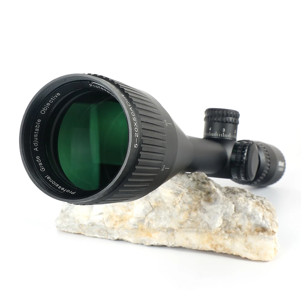 Ohhunt 5-20X50 AOIR половина Mil точка R/G/B подсветкой башенки сброса блокировки Полный Размеры прицел охота область