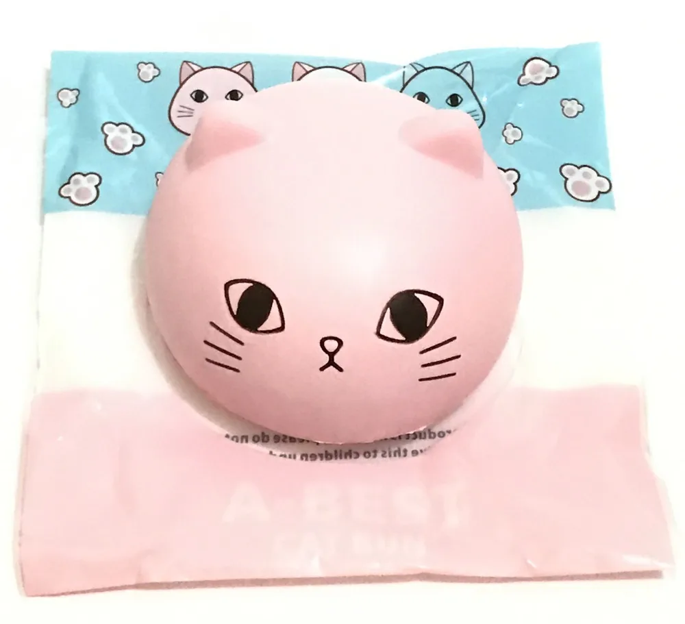 Abest jumbo cat bun мягкая и медленно поднимающаяся ароматизированный мягкий торт хлеб брелок Коллекция детских игрушек сувенир