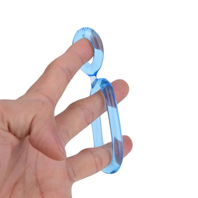 2019 Мужской силиконовый замок кольцо для задержки Двойная Цепочка продукт