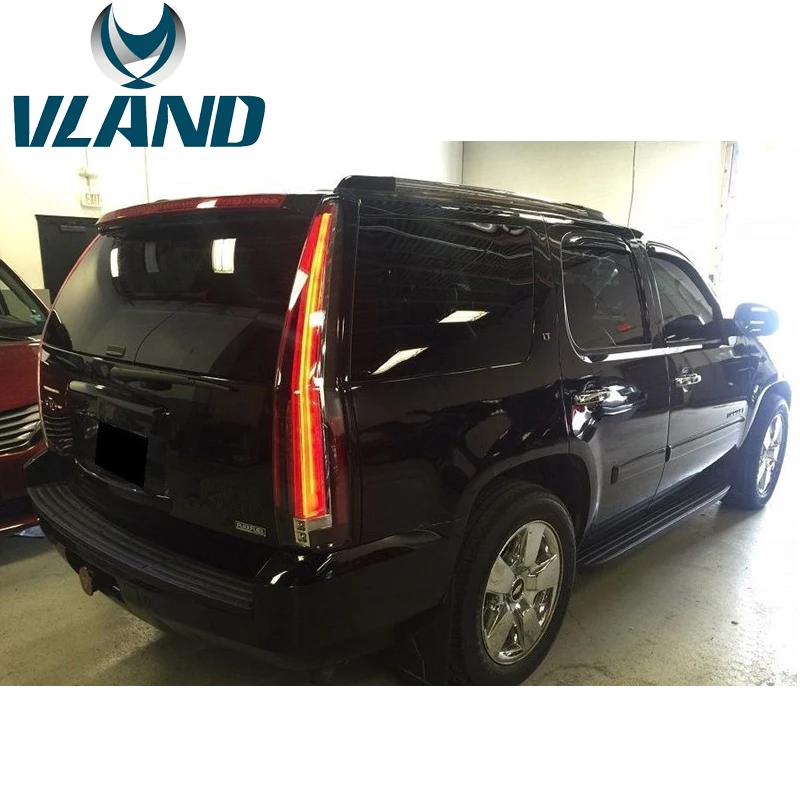 VLAND Заводские задние светильник в сборе для GMC Юкон 2007-2012 2013 для Chevrolet Tahoe/Дачная желтым сигналом поворота
