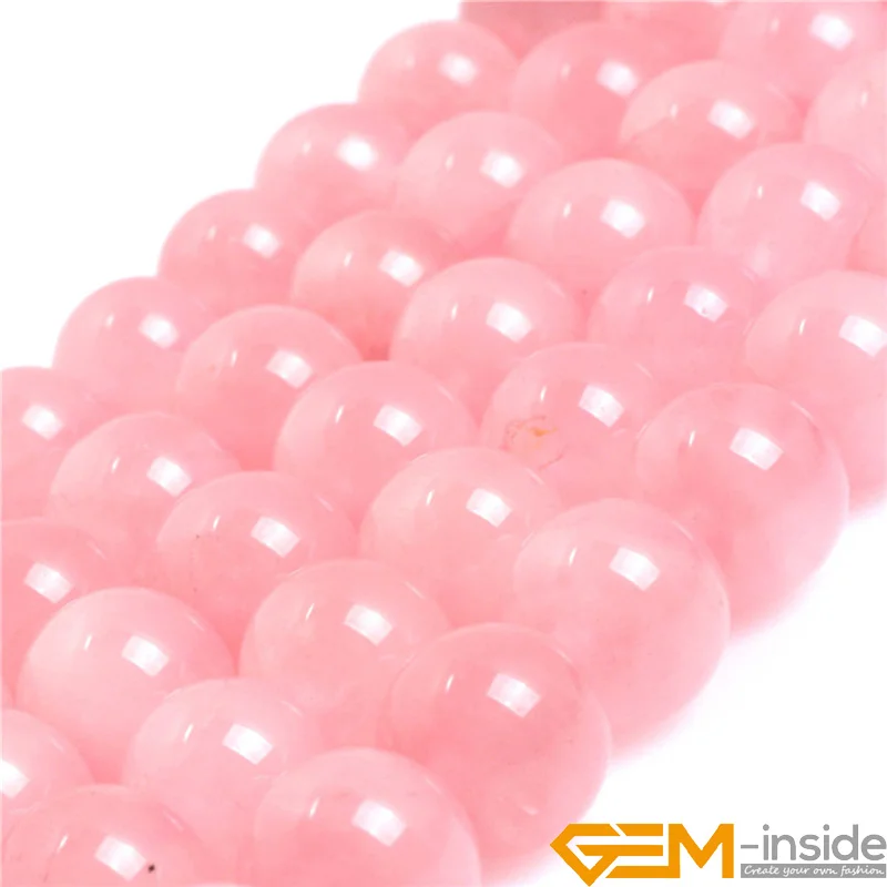 Натуральный камень Мадагаскарские бусины из розового кварца для детской модели дизайнерская нить