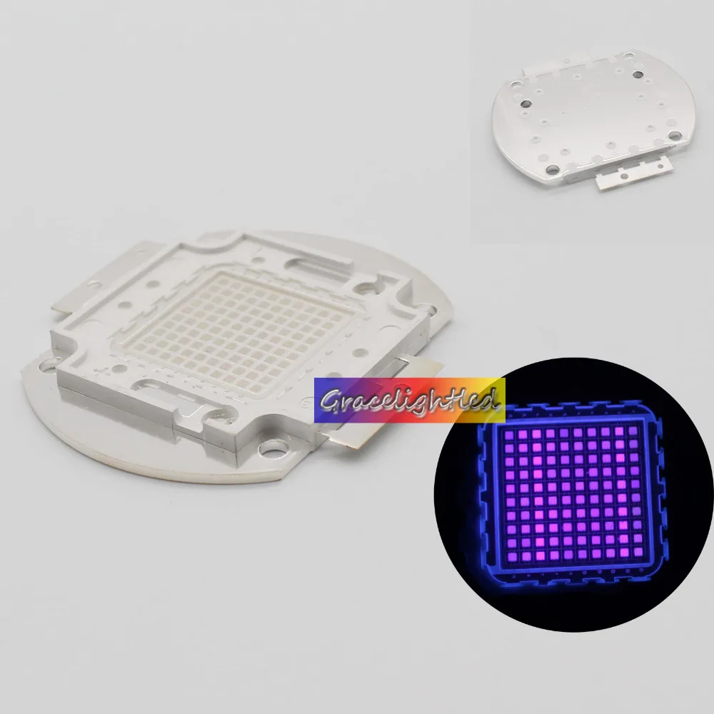 Ультрафиолетовый Мощный УФ-светодиод для аквариума 3 Вт 5 10 20 30 50 100 395нм | Лампы и