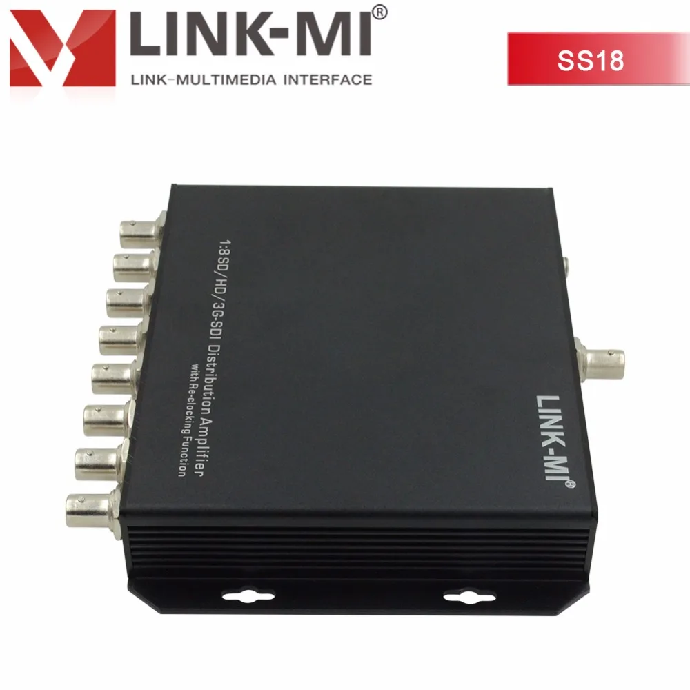LINK MI LM SS18 SD/HD/3G SDI разветвитель 1x8 8 способ усилитель распределения повторитель До