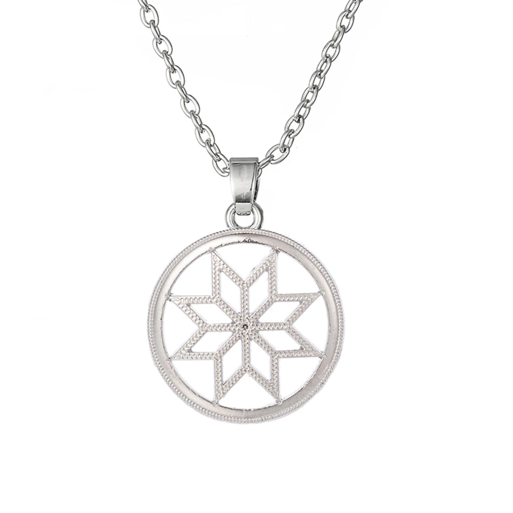 Регулируемый кулон Teamer ожерелье с солнечными кольцами и кристаллами Alatir