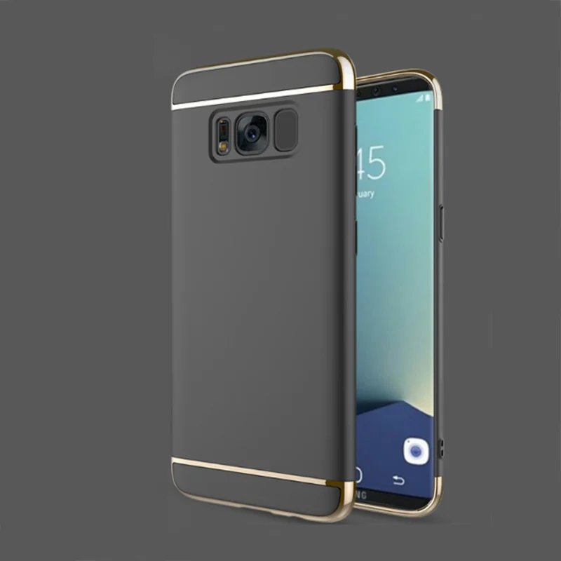 Для Samsung S8 чехол бампер Galaxy s8 задняя крышка роскошный mofi тонкий жесткий 3 в 1