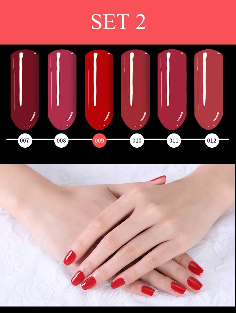 Lily Angel 7,3 мл Nail Art Дизайн Маникюр 110 Цвет Soak Off эмали гель для ногтей Светодиодный УФ гель лак для ногтей 39-76
