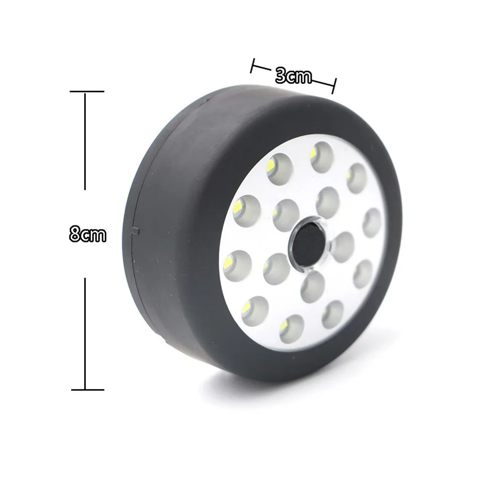 2 шт. светодиодный ночник 15 Led Круглые микросхемы портативная лампа AA на