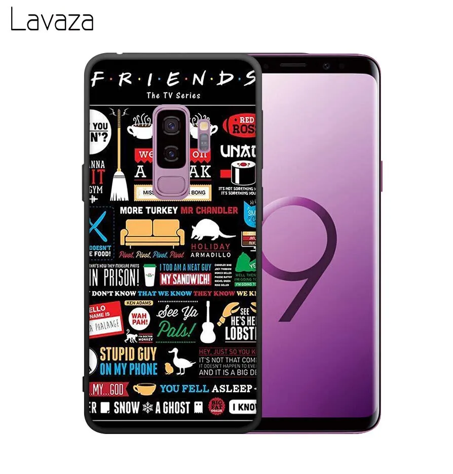 Lavaza Friends Tv Show Soft Case for Galaxy A3 A5 2016 2017 A6 plus A7 A8 A9 J6 2018 A10 30 40 50 70 |