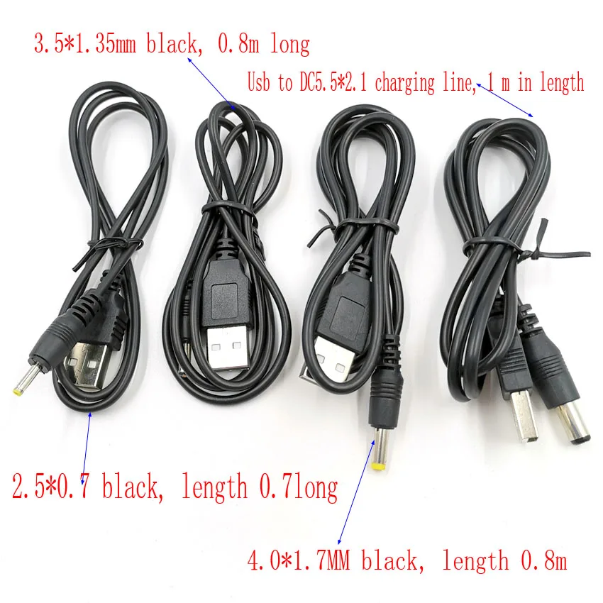 10 шт./лот адаптер питания постоянного тока с разъемом USB для разъема 2 5*0 7 3 5*1 35 4 0*1 5