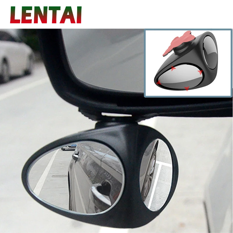 

OVERE 1PC 360 Adjustable Car Rearview Mirror Auxiliary For Seat Leon Ibiza Skoda Rapid Fabia Octavia Yeti Audi A3 A4 B8 B6 B7