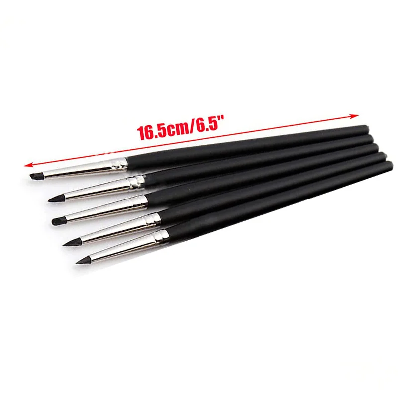 5 шт./лот зубные силиконовые ручки инструменты для формирования зубов клей