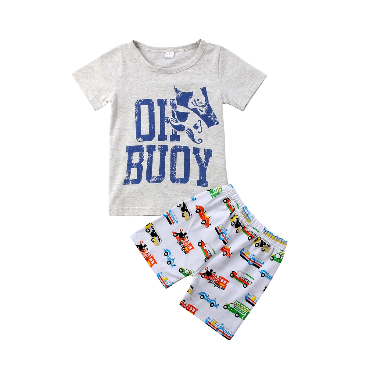 Новинка 2018 года детская одежда для маленьких мальчиков комплект одежды футболка