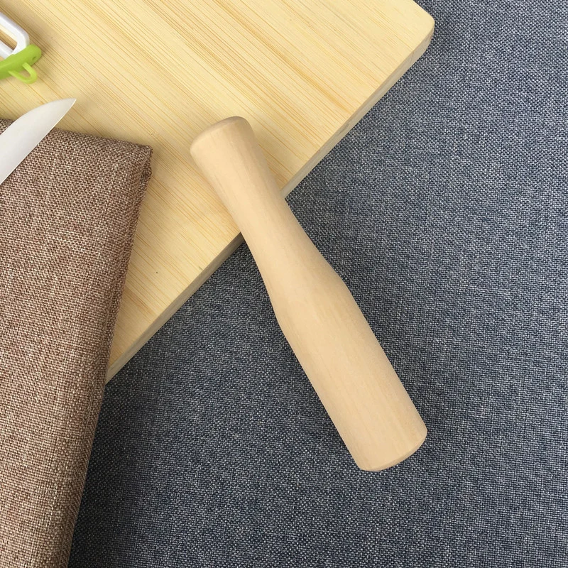 

Practical Environment Friendly Promotional 1PC New Kitchen Accessories For Only Organic Medicine Wood For Garlic Grinding Rod