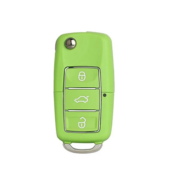 green OkeyTech для KD300/KD900/URG200 мини KD пульт дистанционного управления 3 кнопки дистанционного ключа для VW B5 стиль дистанционного ключа Универсальный B-Series B01 - Количество кнопок: green