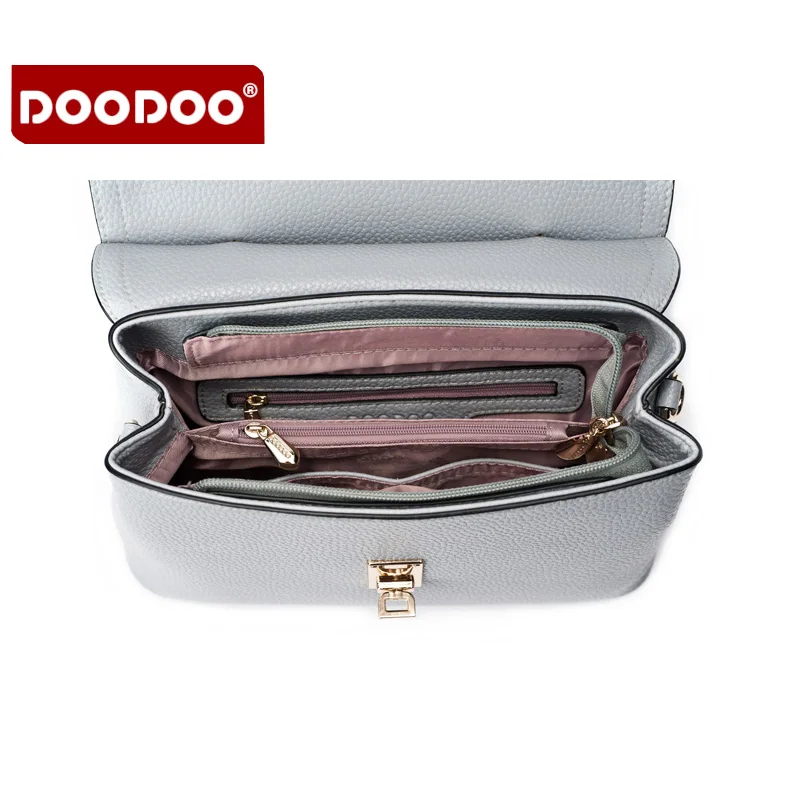 DOODOO 2017 новые Известный Бренд Женщины Сумка Из Натуральной Кожи Старинные