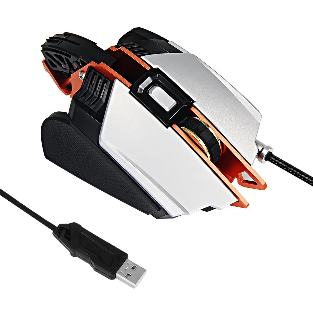 Оригинальная Проводная игровая мышь Ajazz GTX с 7 кнопками эргономичная 4000 dpi