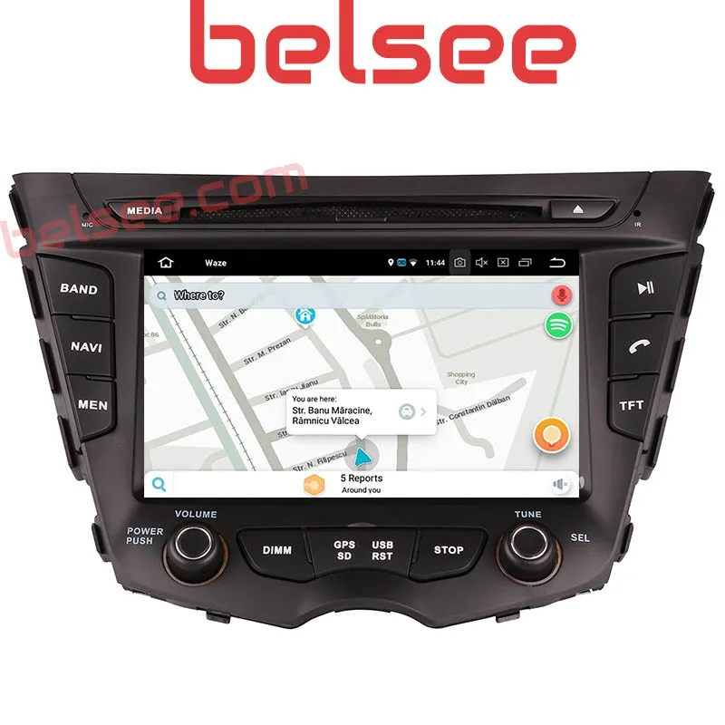 Belsee автомобильный Радио Мультимедиа GPS Android 8 0 навигация dvd плеер Восьмиядерный Ram