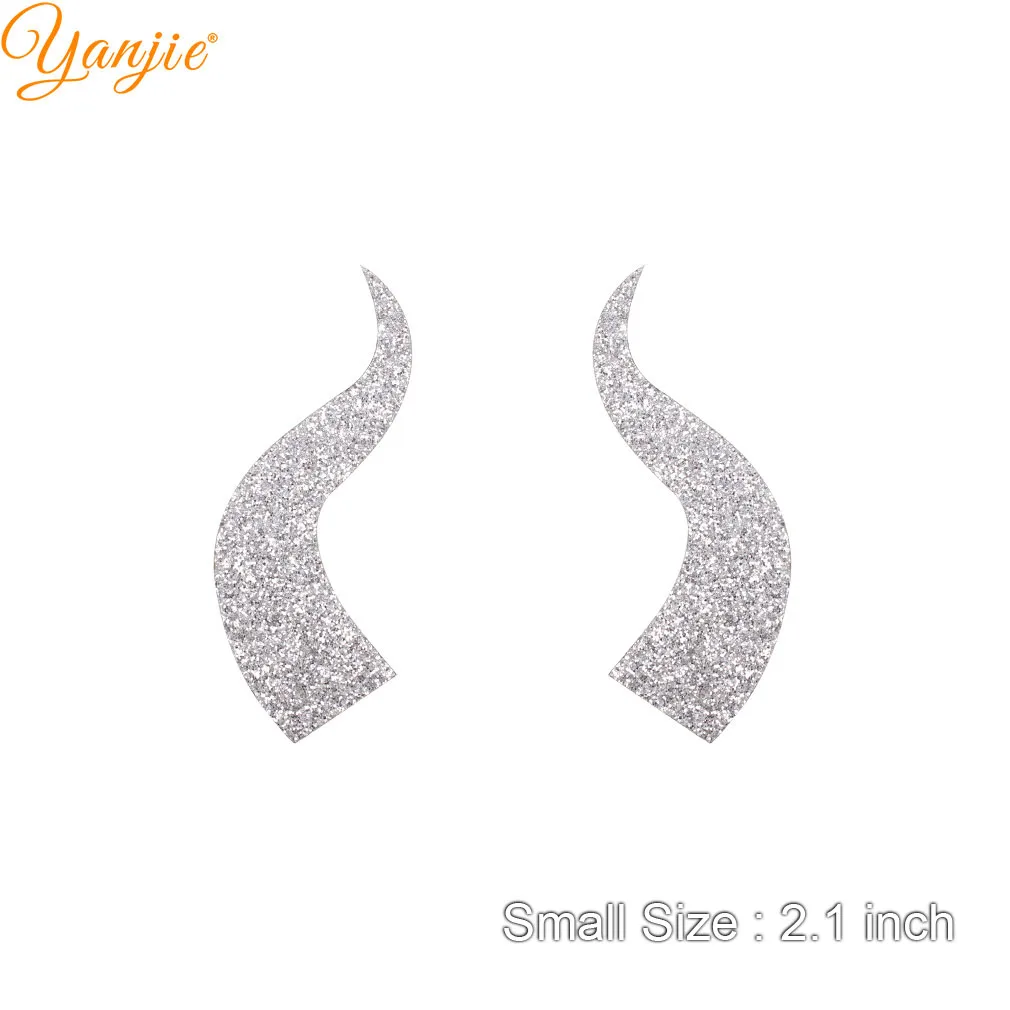 small-sliver 10pairs/lot Glitter Felt Devil Horn For Girls Women Headband Hot Sale Halloween Party Kids Hair Bow DIY Hair Accessories - Цвет: small-sliver