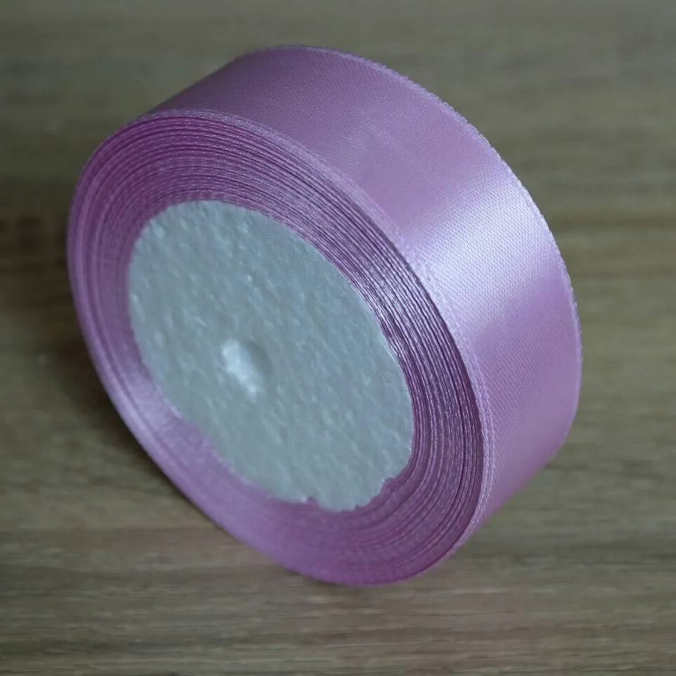 25 мм широкая атласная лента ярдов/упаковка DIY Ручная работа подарочная упаковка