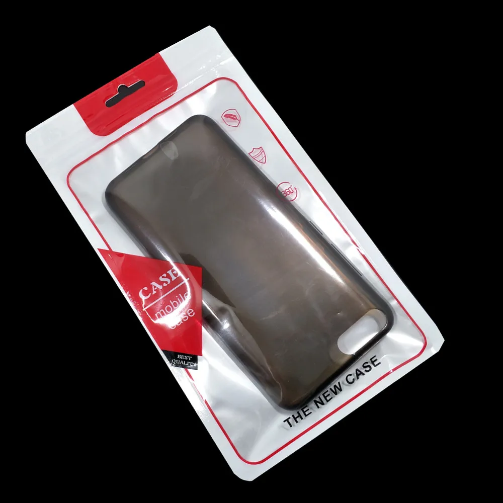 Red 100 шт. 12x21 см красочные пластик универсальный чехол для телефона Zip Lock упаковка сумка с отверстием самозапечатывающийся на молнии чехол для iPhone - Цвет: Red