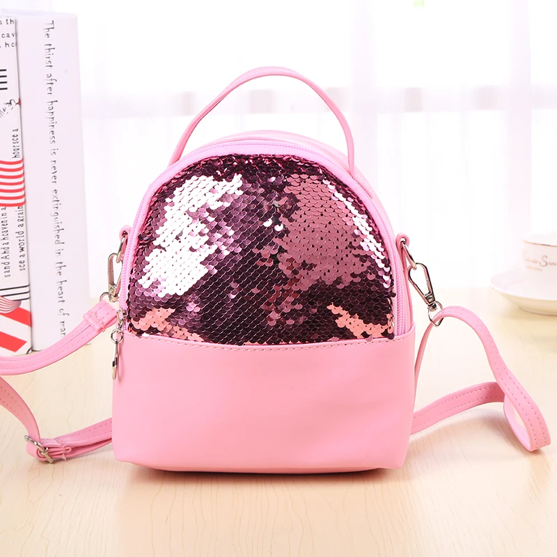 Новые детские сумки на плечо с блестками модная детская сумка через для девочек