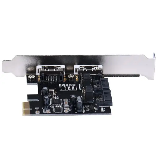 2 SATA eSATA 6 Гбит/с 3 0 на PCI E Экспресс адаптер для карт управления конвертер III порта