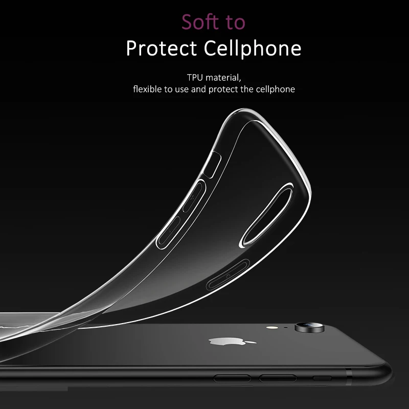 USAMS TPU чехол для iPhone XR X XS Max Прозрачный 7 8 6 5s SE 11 pro max ультра тонкий задней панели