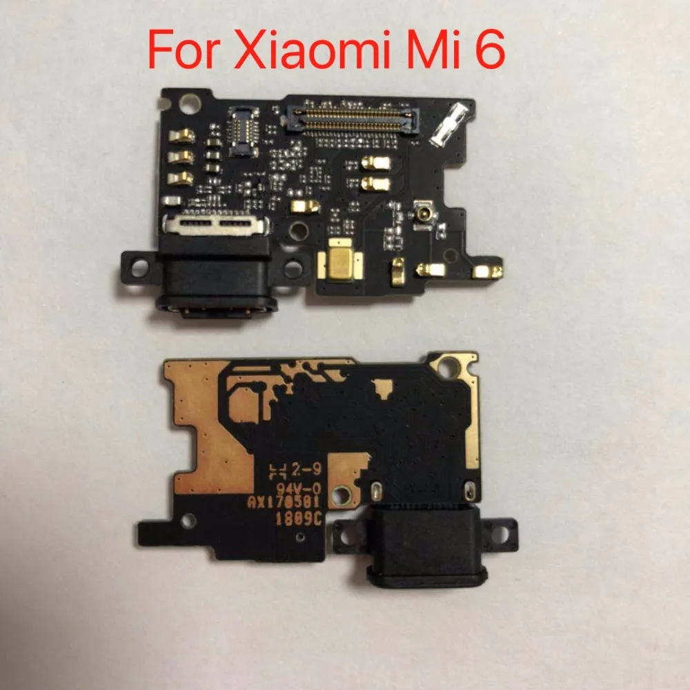 10 шт./лот для Xiaomi Mi 6 Mi6 USB-порт зарядки плата зарядного устройства док-разъем