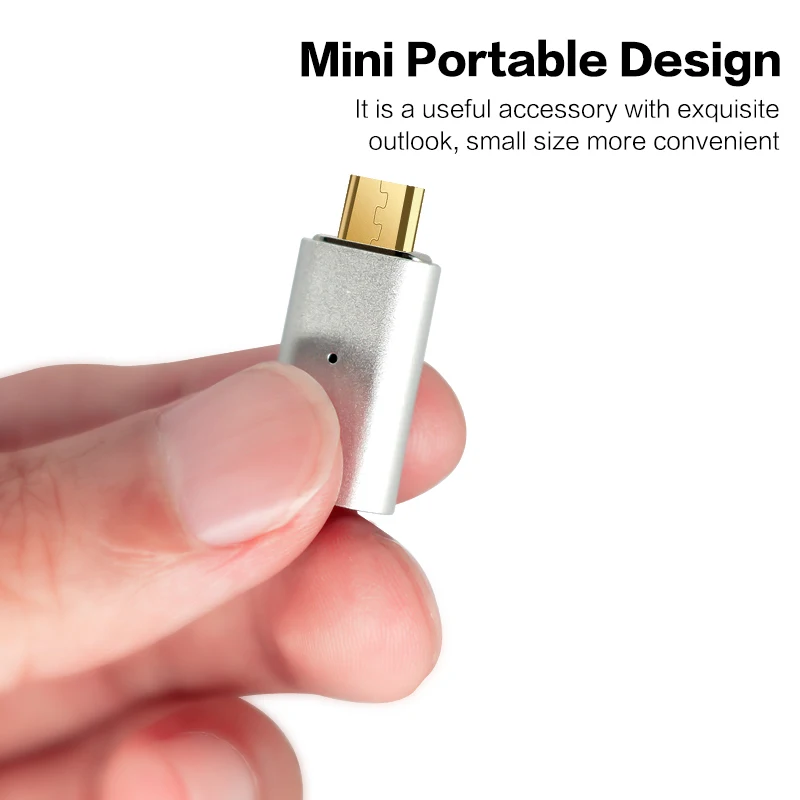 Адаптер зарядный магнитный с разъемом Micro USB на Type C/Lightning/Micro USB|Переходники и