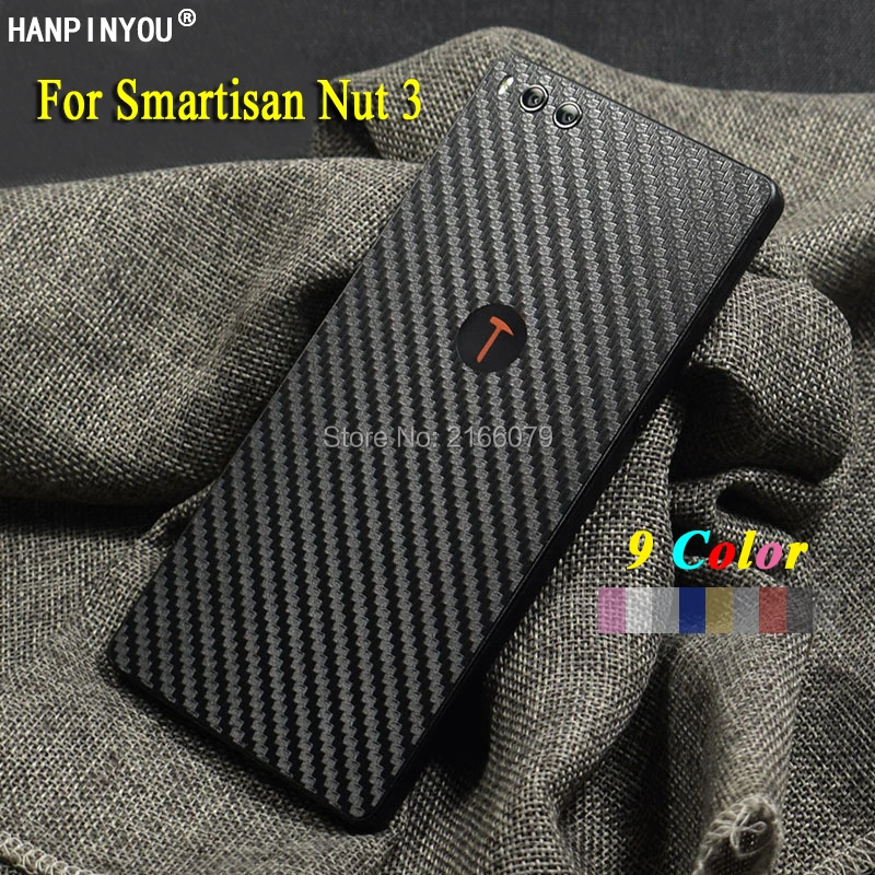 For Smartisan Nut 3 / U3 5.99&quot New 360 Degree Full Cover Body Back Decal Skin 3D Carbon Fiber Phone Protective Sticker Case |