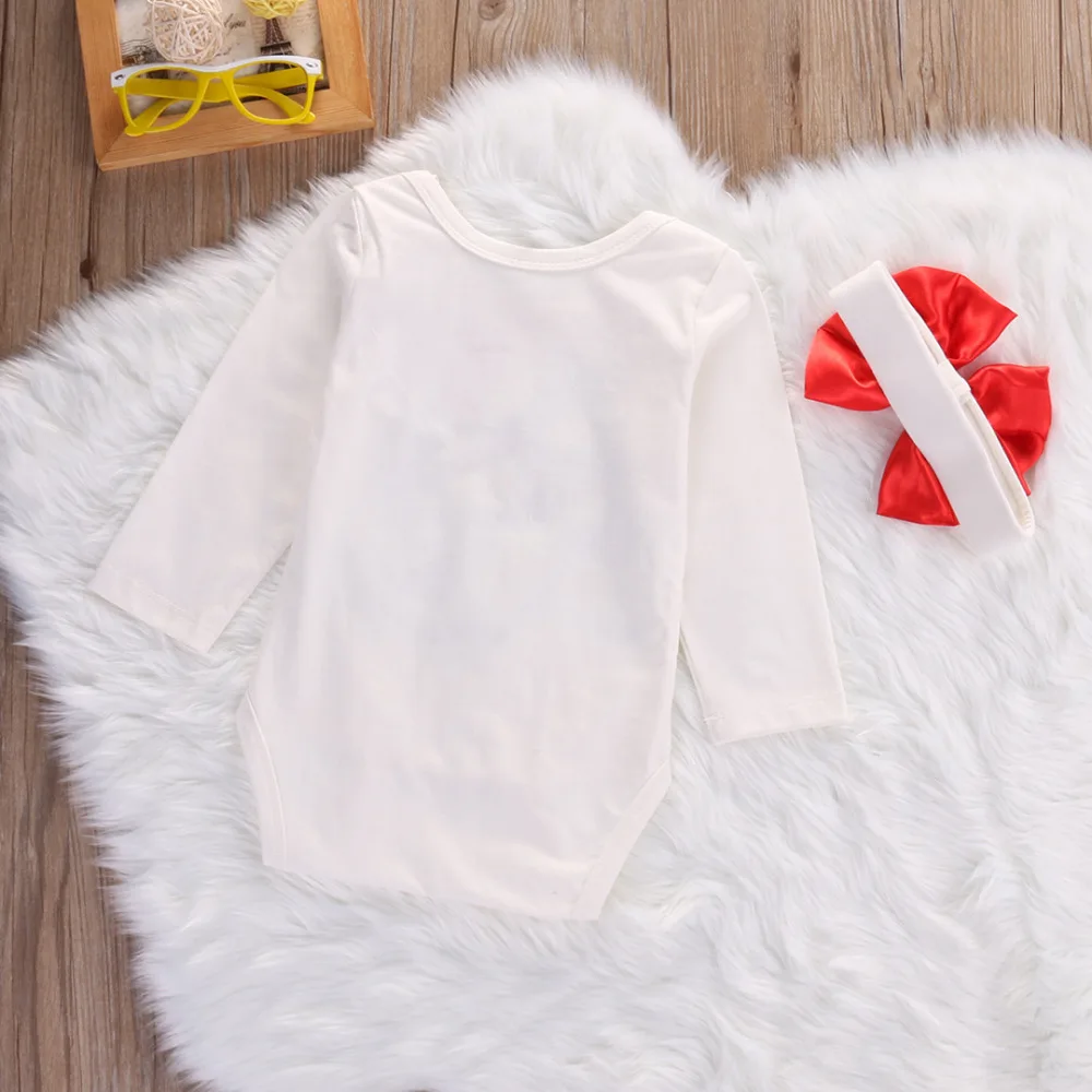 Милый комбинезон с длинными рукавами для новорожденных девочек одежда первого