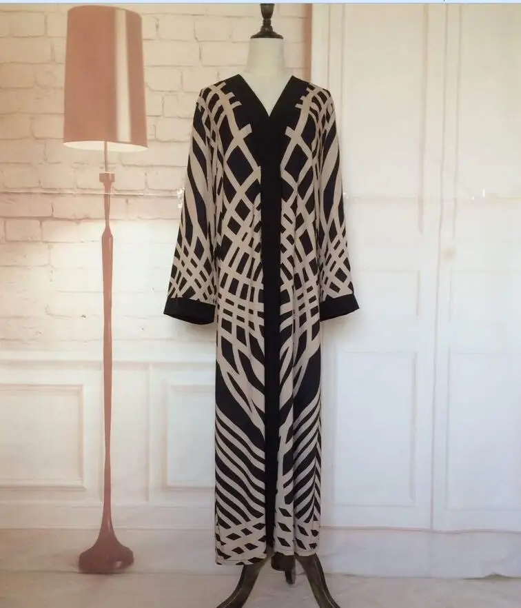 Новинка 2016 мусульманский кардиган женское длинное платье-кафтан малайская