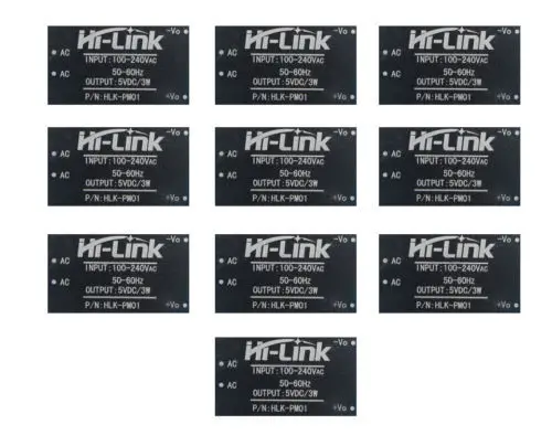 Φ 10 шт 220V to 5V Step Down блок питания интеллектуальный модуль источника питания|module