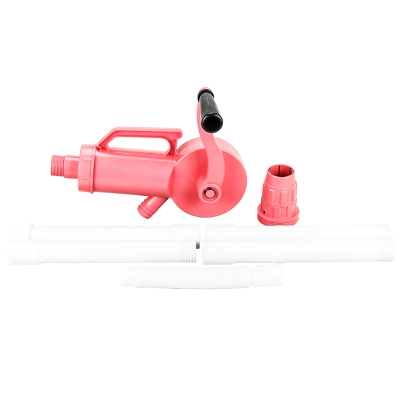 Роторная бочка насос 19л/мин пластиковая ручная кривошипная для нефти перекачки