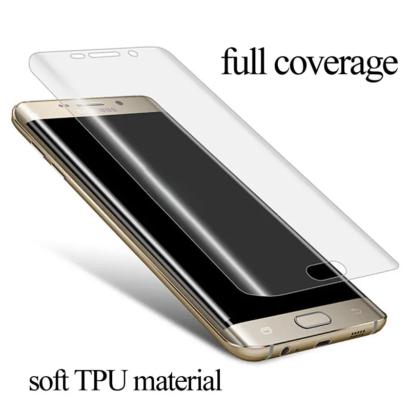 3 шт Полное покрытие экрана протектор для Samsung Galaxy S7 edge S6 TPU Материал Анти взрыв с