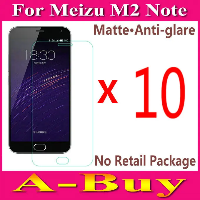 Clear Glossy Matte Anti-Glare Anti Glare Screen Protector Protection Guard Film For Meizu M2 Note 4G FOD LTE