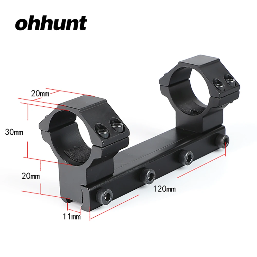 Ohhunt 12 см высокий профиль 11 мм ласточкин хвост. 22 Airgun 30 Колечки с стоп штифтом для