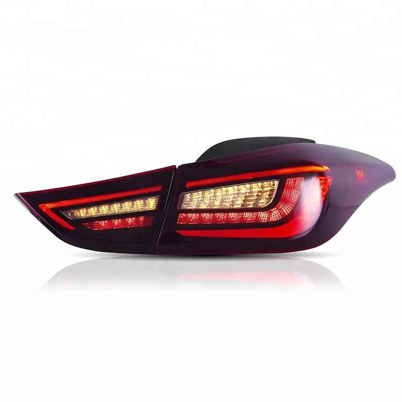 VLAND Car Tail Lamp for Hyundai Avante i35 Elantra Light 2011-2017 LED Strip Rear DRL+Brake+Reverse+Fog | Автомобили и мотоциклы
